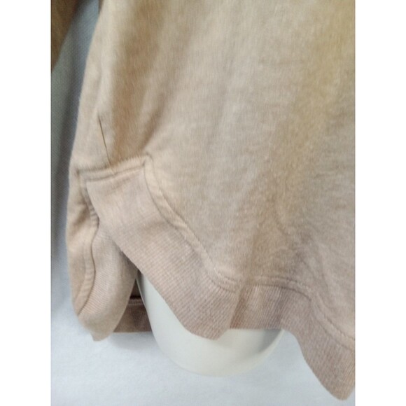 RBX Womens Medium Long Sleeve  V Neck Drawstring Hooded Top Brown Thumb Holes‎ - Picture 5 of 8